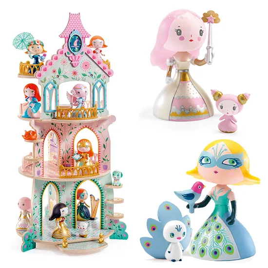 Balíček Arty Toys - princezné Candy & Columba & Veža pre princezné